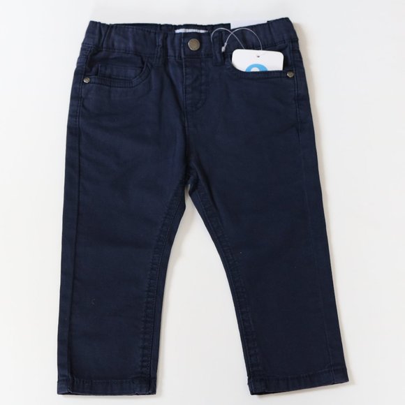 Mayoral Slim Fit Navy Chinos - Picture 1 of 3